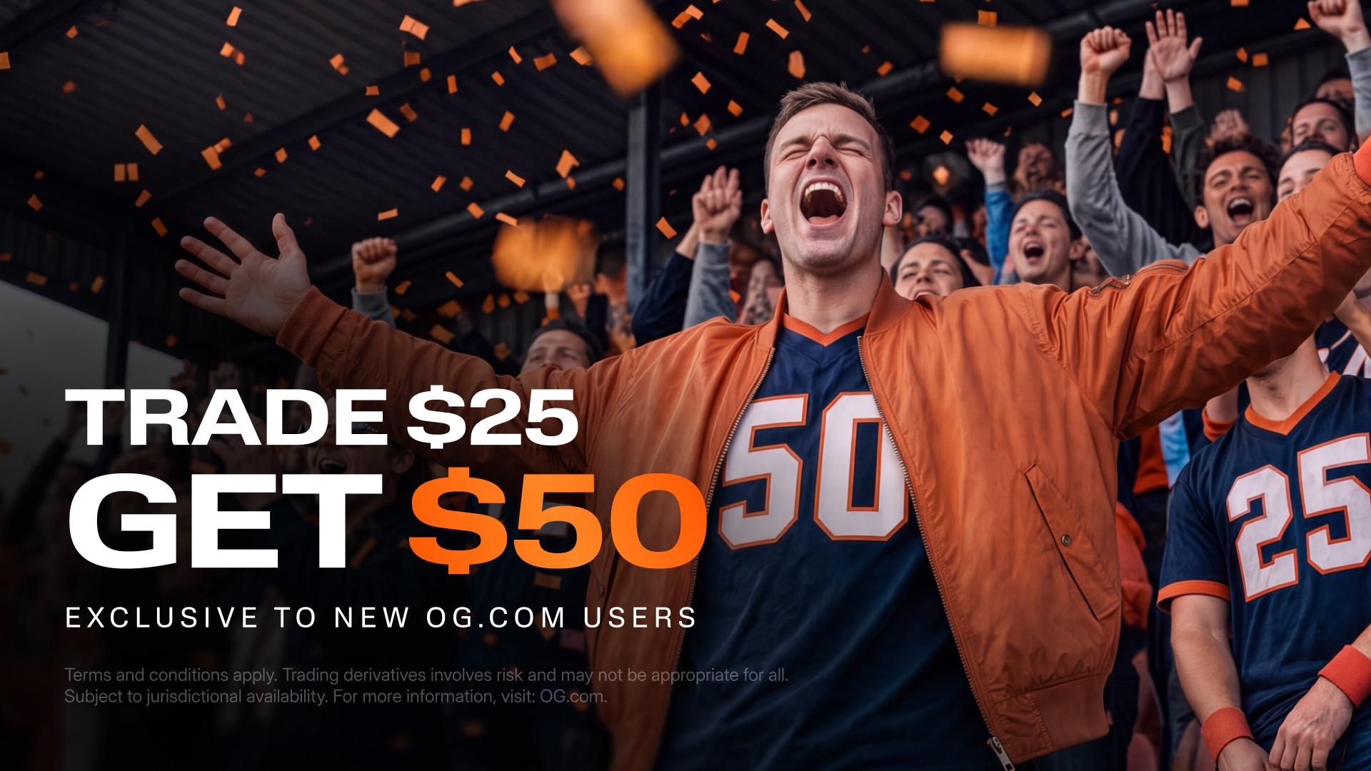 OG: trade $25, get $50 in rewards (new users only)